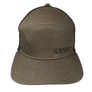 Stoic Snapback Trucker Hat Multicolor One Size Adjustable Embroidered Mesh Back